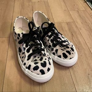 Superga animal print sneakers